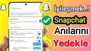 Snapchat Hesabı Android'de Nasıl Yedeklenir | Snapchat Verilerini Yedekleyin | Verilerinizi Kurtarın