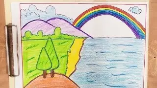 landscape drawing | easy landscape drawing | Landscape drawing 2021 | Landscape 2