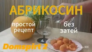 Абрикосин. Простой рецепт. Перегон на Домспирт 2.