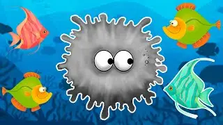 История ГЛАЗАСТИКА #4 | Снова вернулся и сьел всех рыб | Игра Tasty Planet на Marianna PLAY