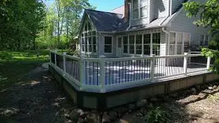 Highlight video, custom composite deck, Deck Design