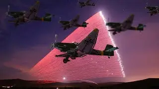 LUFTWAFFE BOMBERS VS VULCAN MINIGUN TANKS EPIC PVP - War Thunder