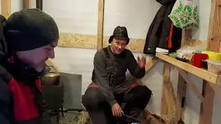Открытие снегоходного сезона река Дудинка г.Норильск 16.11.2024