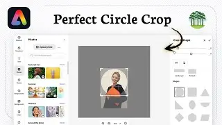 How to crop an image into a circle in Adobe Express