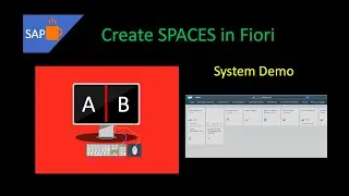How to create SPACES in SAP S/4HANA FIORI