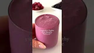 Healthy High-protein Berry Smoothie😍 