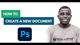 How to create a new document on photoshop