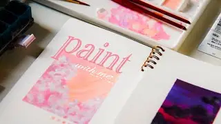 studio vlog episode 6 ; paintings, skincare unboxings, press-on nails 💖💅🏻