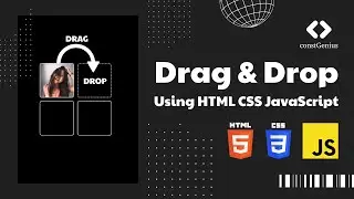Drag & Drop Using HTML CSS JavaScript | Drag and Drop with Vanilla JS