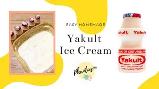Easy Homemade Yakult Ice Cream