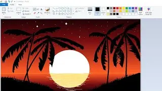 How to Draw in MS Paint | Make a  Drawing in Paint  | Paint in Computer | Muabi Design