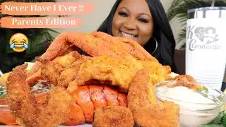 KING CRAB + LOBSTER TAIL + SNOW CRAB + DEEP FRIED SEAFOOD BOIL MUKBANG