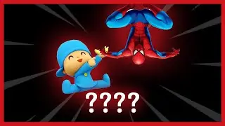 Pocoyo, Spiderman, Santa Sound Meme Animation 