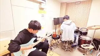 기타,드럼연습영상입니다. - 산본 스카이뮤직실용음악학원 24.10
