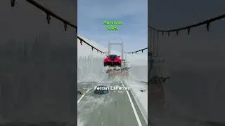 Bridge Jumping Luxury Cars In Beamng