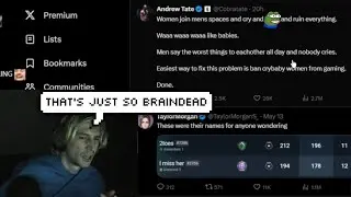 xQc Calls out Andrew Tate