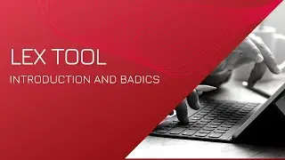 LEX - Introduction of LEX Tool