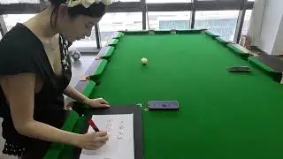 可爱的贝贝欢迎大家收看我们的频道 台球风采