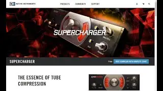 Plugin Vst Compressor  SuperCharger Native Instrumensts  GRATUITO ( FREE )
