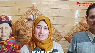 Afiya Javid from Katapora,  Kulgam has qualified prestigious Competitive Exam KAS with 8th Rank.