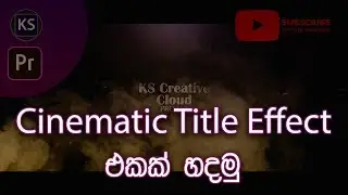 How to Create Text Animation Cinematic Title effects in Premiere Pro CC - 2019 Tutorial