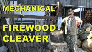 DIY mechanical wood cleaver
