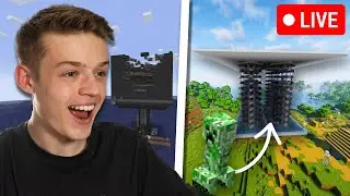 BUILDING A NEW & IMPROVED CREEPER FARM IN MINECRAFT! - Minecraft Live 🔴