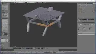 Easy Way to Build a 3D Table in Blender - Part 1