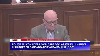 Poliția nu consideră încălcare declarațiile lui Nantoi în raport cu dansatoarele ansamblului „JOC”
