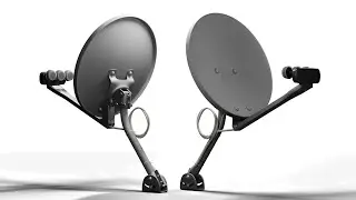 How I made this satellite dish in Blender