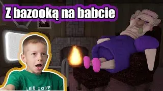 Z bazooką na babcie. Roblox.
