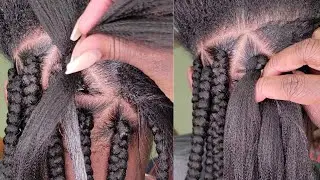 How To Start A Large Box Braid