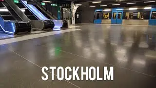 Näckrosen T-bana station, Stockholm- Sweden 🇸🇪,April 2024 