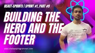 Learn React Spring Library Part 9 | Let's Build the Landing and Footer Section of the Final App