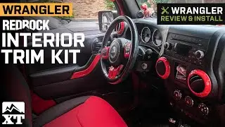 Jeep Wrangler JK RedRock Interior Trim Kit; Red Review & Install
