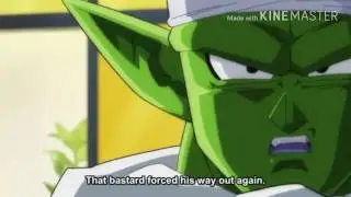 Vegeta destroys the hyperbolic time chamber