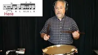 Solo #7 from Nine French American Rudimental Solos Vol. 1 by Joseph Tompkins