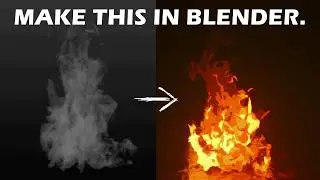 Stylized Animated Fire in Blender Eevee - Tutorial