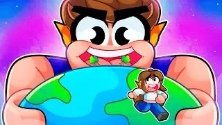 Posso COMER o MUNDO TODO no Roblox!