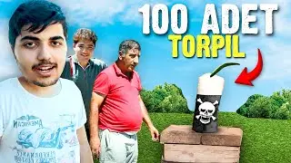 100 TANE TORPİLİ BİRLEŞTİRİP PATLATMAK !! 💣🔥 (Torpil Deneyleri)