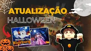 Atualização de halloween bloxburg #halloween #roblox #viral