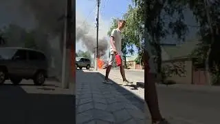 Грандленд Х (был). Самовозгорание. Старобельск 27.07 12:35