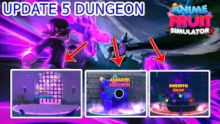 Anime Fruit Simulator - New Update Dungeon & Awakenings | What's New in Dungeon