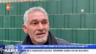 Almanya'daki yangın faciasında Türk anne ve çocuğu hayatını kaybetti.