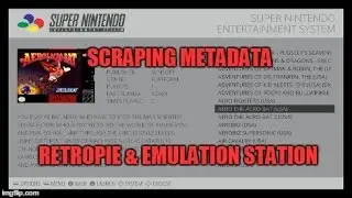 RetroPie: Scraping metadata for Emulation Station (Updated 23/05/2015)