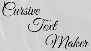 Cursive Text Maker | After Effects Template | Titles