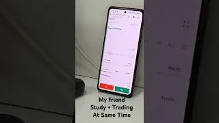 My Friend Study + Trading At same time #viralshorts #viralvideo #trading #tradingstrategy #shorts