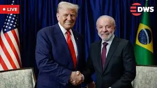 LIVE: Brazilian President Lula Briefs Media After Talks with President Trump | AC1N