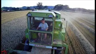Combining 2019 .... VINTAGE STYLE, CLAAS DOMINATOR 85