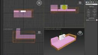 (3ds max modelling tutorial)Make a sofa